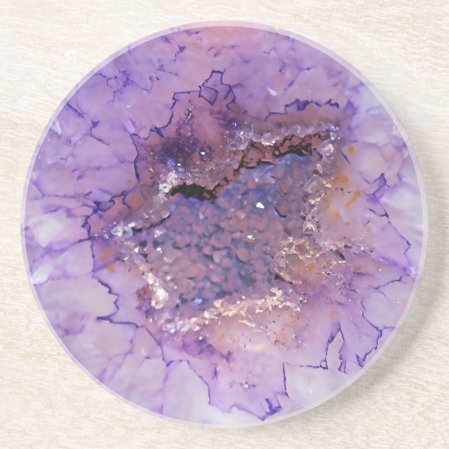 Falln Amethyst Geode Underlägg (Framsidan)