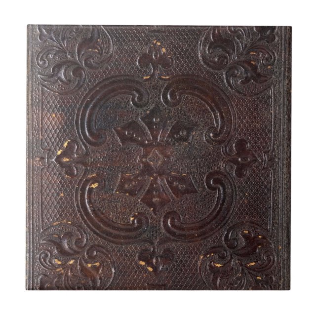 Falln Ancient Leather Book Kakelplatta (Framsidan)