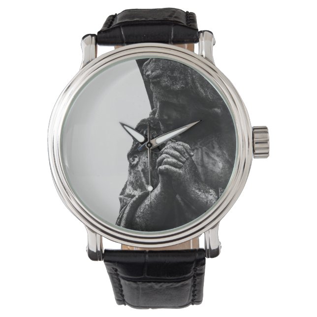 Falln Angel i Prayer Armbandsur (Framsida)