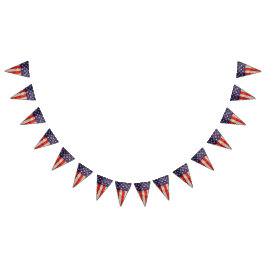 Falln Antique American Flagga