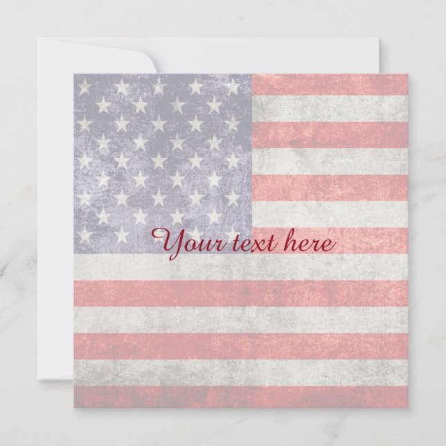 Falln Antique American Flagga (Framsida)