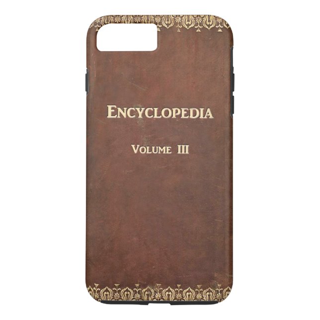 Falln Antique Encyklopedia Bok Case-Mate iPhone Skal (Baksida)