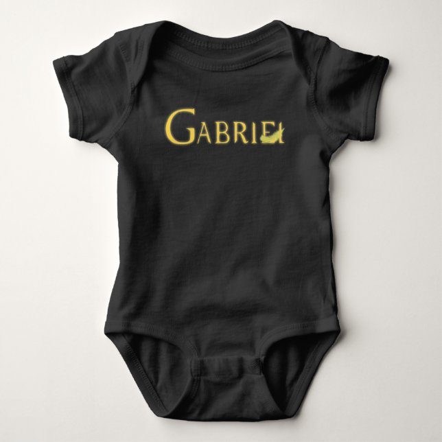 Falln Archangel Gabriel Front and Back Tee (Framsida)