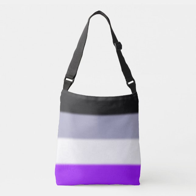 Falln Asexuell Pride Flagga Axelväska (Framsida)