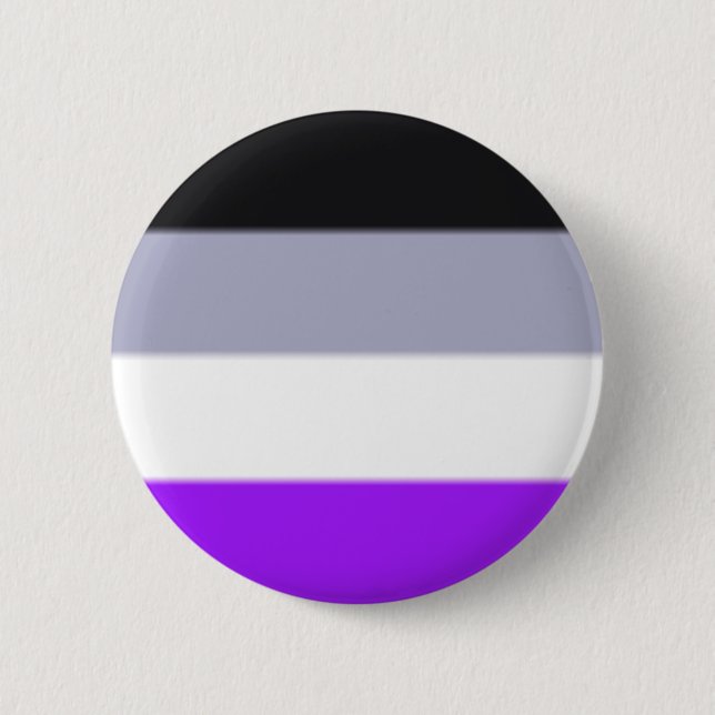 Falln Asexuell Pride Flagga Knapp (Framsida)