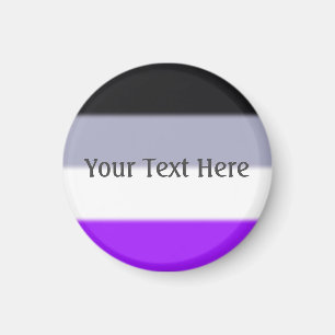 Falln Asexuell Pride Flagga Magnet