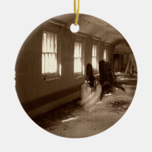Falln Asylum Angel Julgransprydnad Keramik