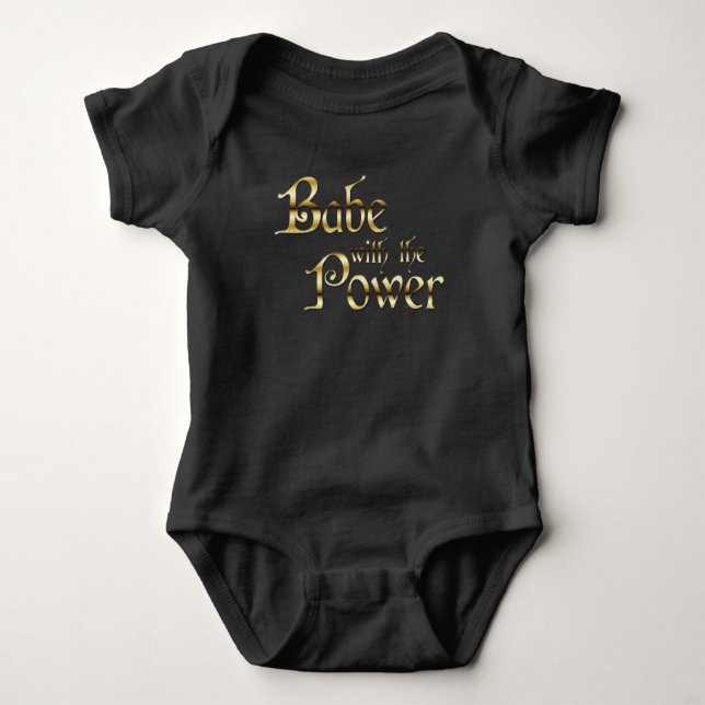 Falln Babe med driva Tee Shirt (Framsida)
