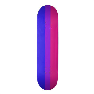 Falln bisexuell prideflagga skateboard bräda 19,5 cm