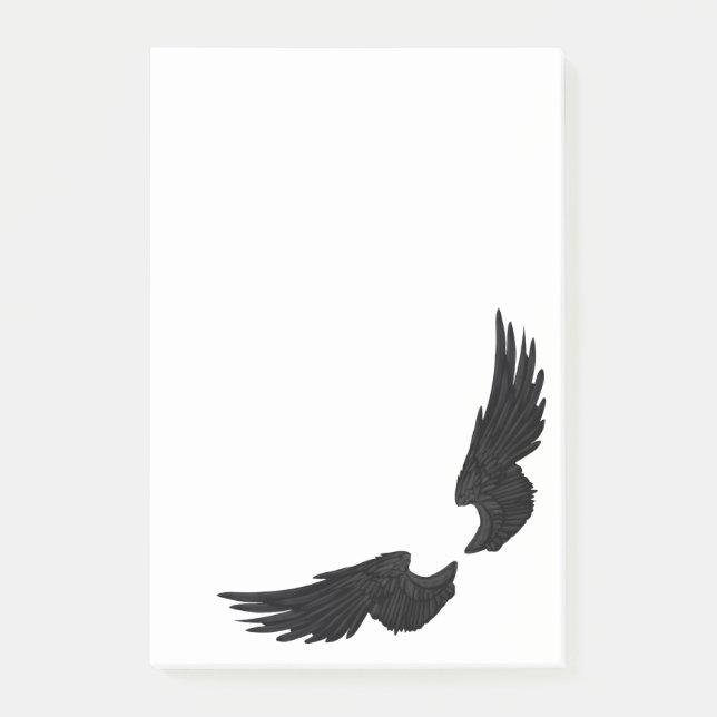 Falln Black Angel Vingar Post-it Block (Framsida)