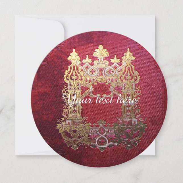 Falln Bläck Nedfläckad Crimson (Framsida)