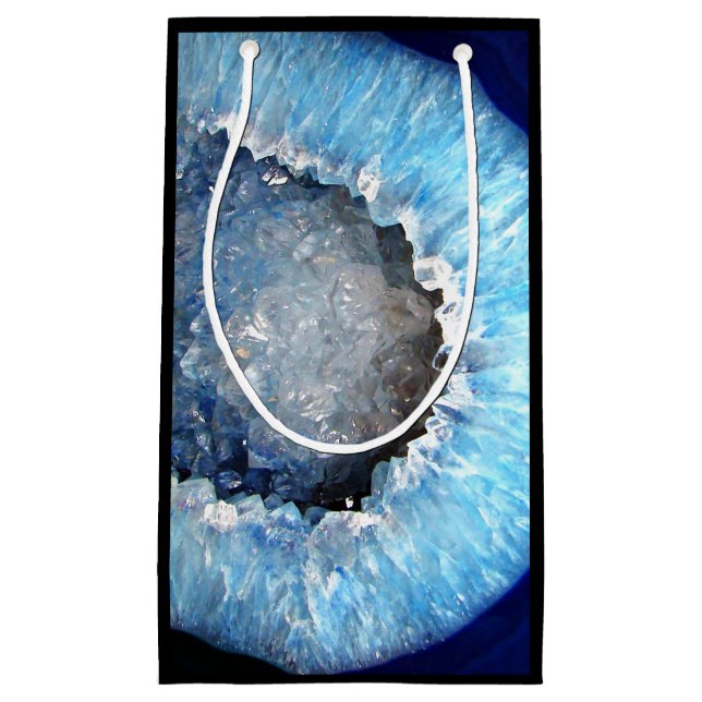 Falln blåttkristall Geode (Framsidan)