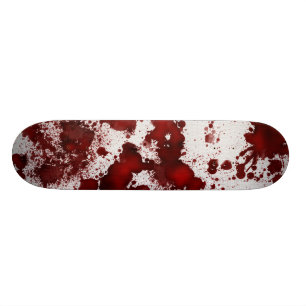 Falln blodfläckar old school skateboard bräda 18 cm