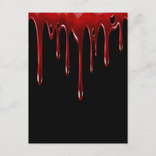 Falln Blood Drives Black Vykort