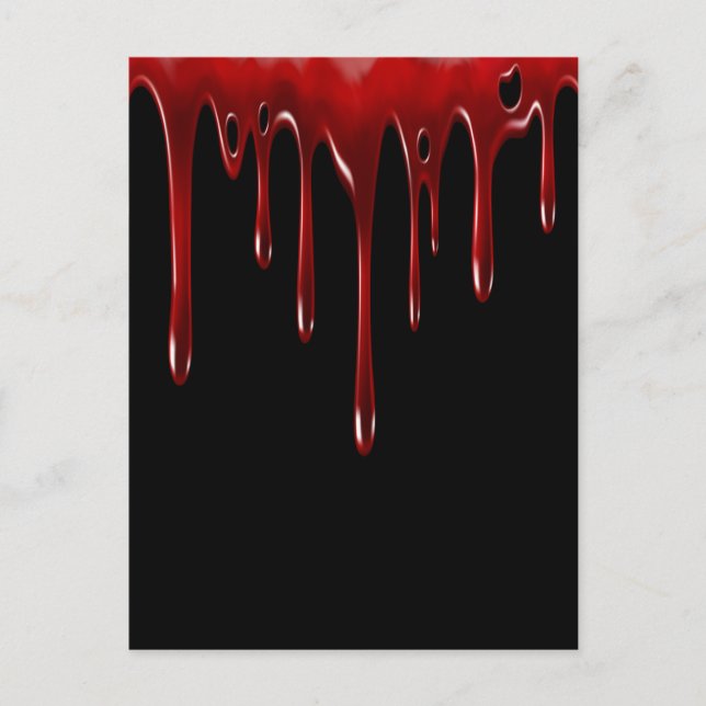 Falln Blood Drives Black Vykort (Framsida)