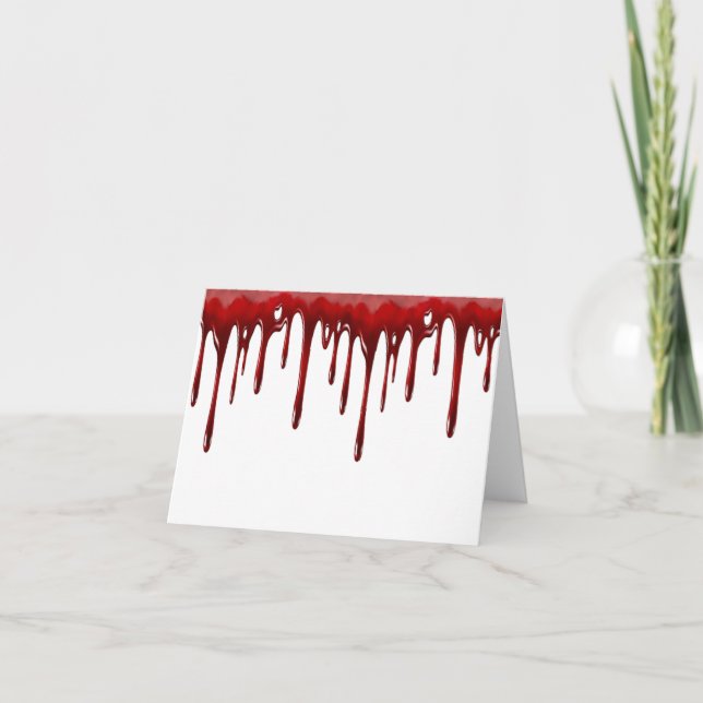 Falln Blood Drives White Kort (Framsida)