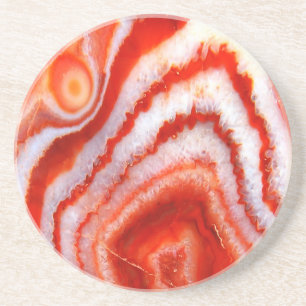 Falln Blood Orange Agate. Underlägg Sandsten