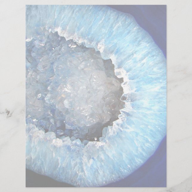 Falln Blue Crystal Geode (Framsida)