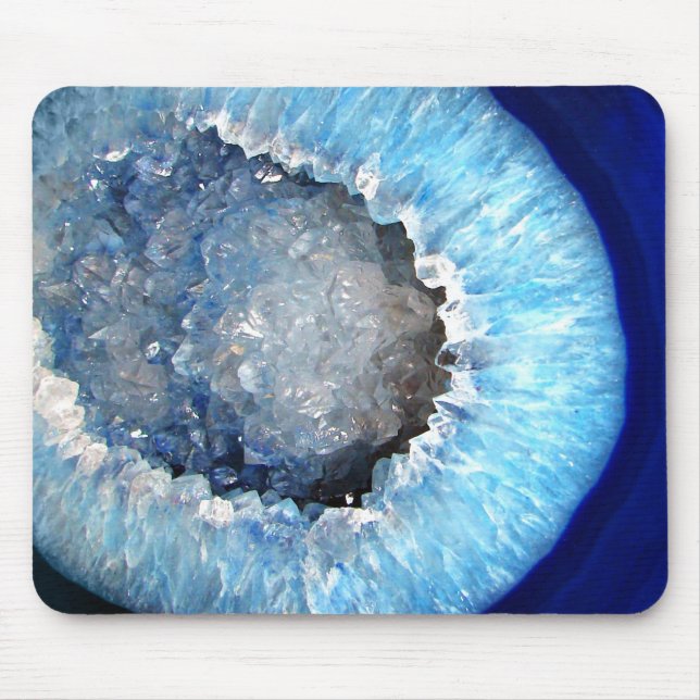 Falln Blue Crystal Geode Musmatta (Framsidan)