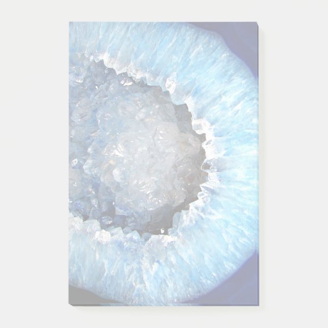 Falln Blue Crystal Geode Post-it Block (Framsida)