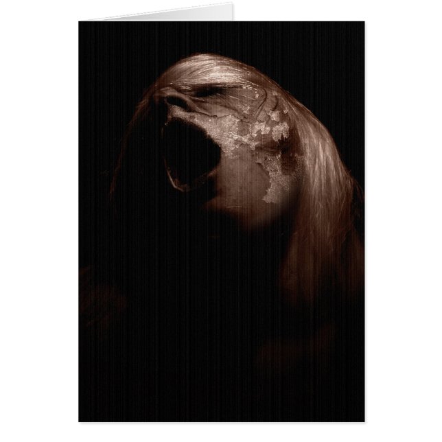 Falln Break Free Hälsningskort (Framsidan)