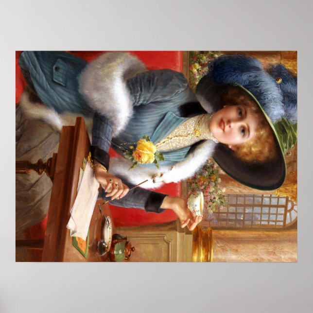 Falln Brev och Tea Poster (Framsidan)