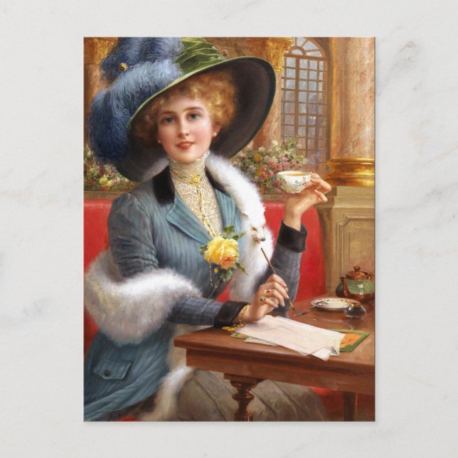 Falln Brev och Tea Vykort (Framsida)