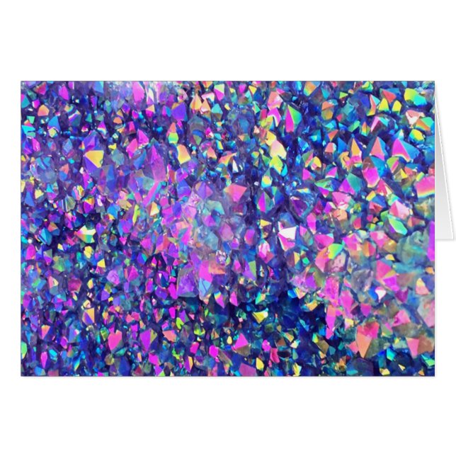 Falln Bubble Crystals Hälsningskort (Framsidan Horizontal)