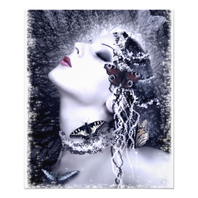 Falln Butterfly Fototryck (Framsidan)