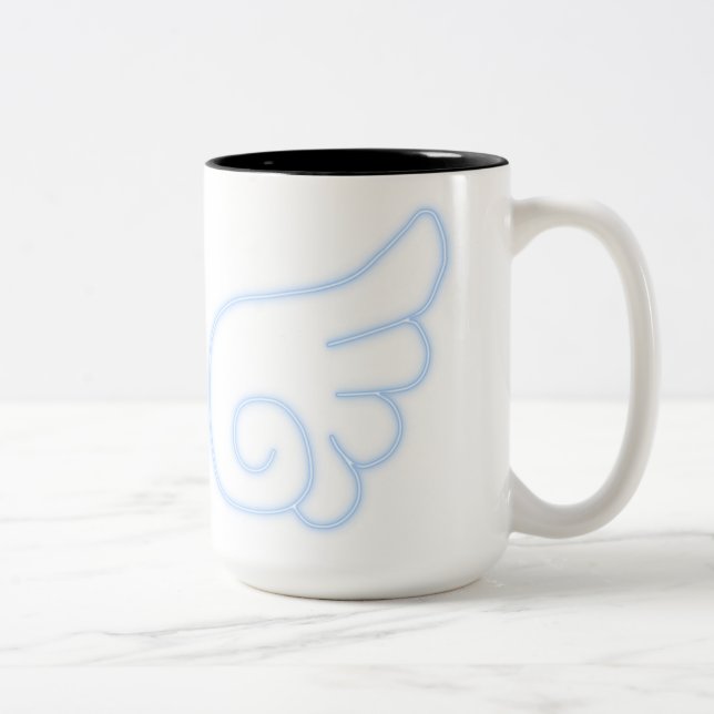 Falln Chibi Angel Vingar Två-Tonad Mugg (Höger)