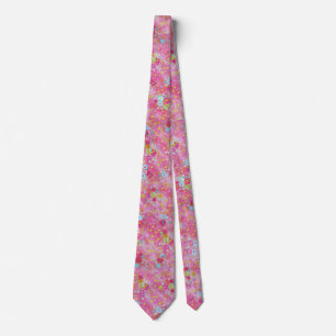 Falln Chirimen Blommigt Rosa Slips