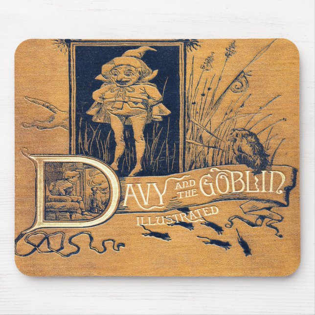 Falln Davy och Goblin Bok Musmatta (Framsidan)