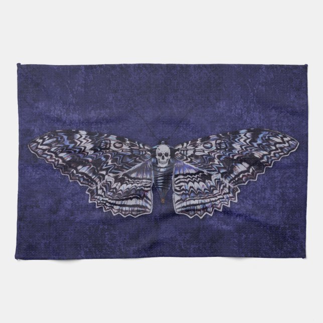 Falln Deathshead Moth Kökshandduk (Horisontell)