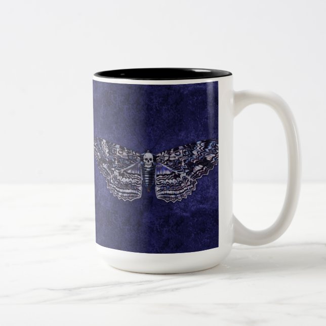 Falln Deathshead Moth Två-Tonad Mugg (Höger)