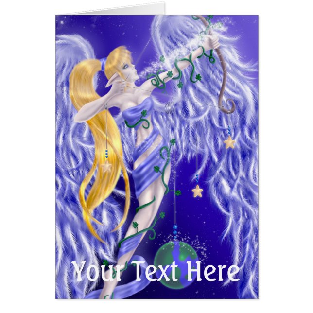 Falln Earth Angel Hälsningskort (Framsidan)