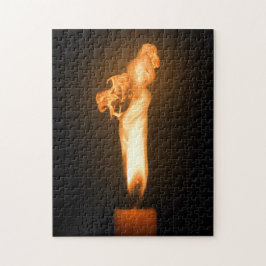 Falln Fire Original Art Pussel