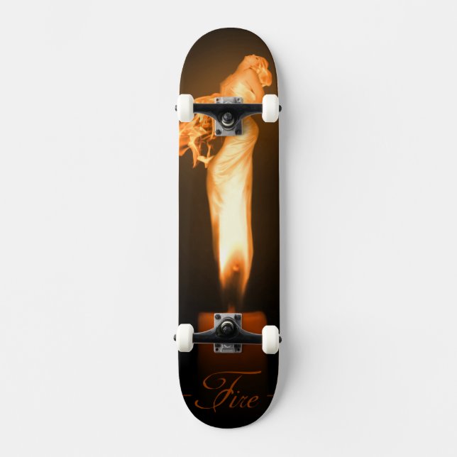 Falln Fire Original Art Skateboard Bräda 19,5 Cm (Framsida)