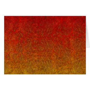 Falln Flame Glitter-övertoning OBS Kort