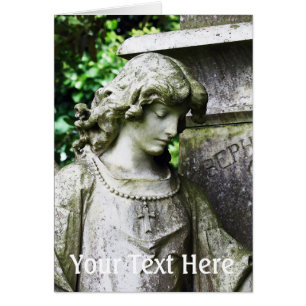Falln Garden Angel Hälsningskort