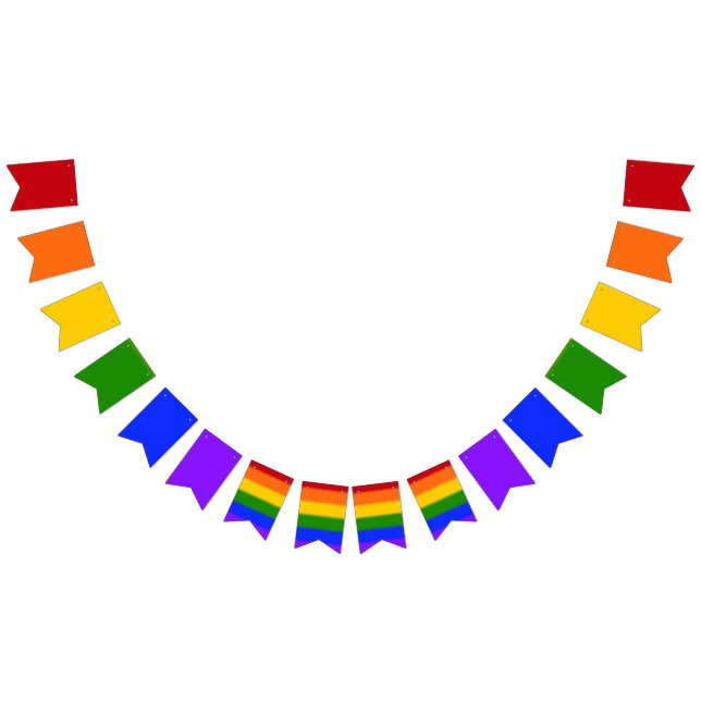 Falln Gay pride Flagga (Alla)