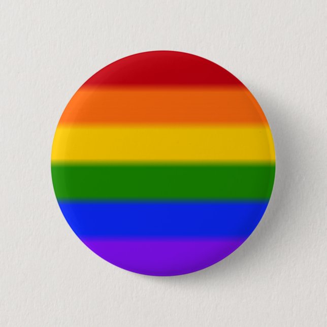 Falln Gay pride Flagga Knapp (Framsida)