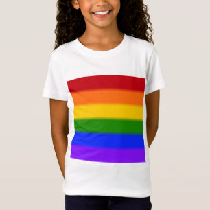 Falln Gay pride Flagga T-shirt