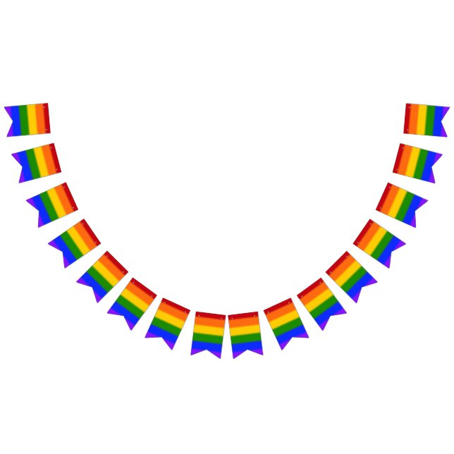 Falln Gay pride Flagga v2 (Alla)