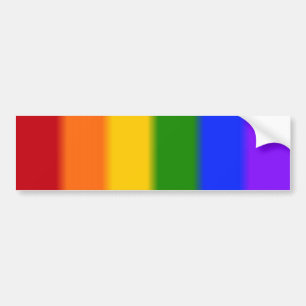 Falln Gay pride Flagga version 2 Bildekal