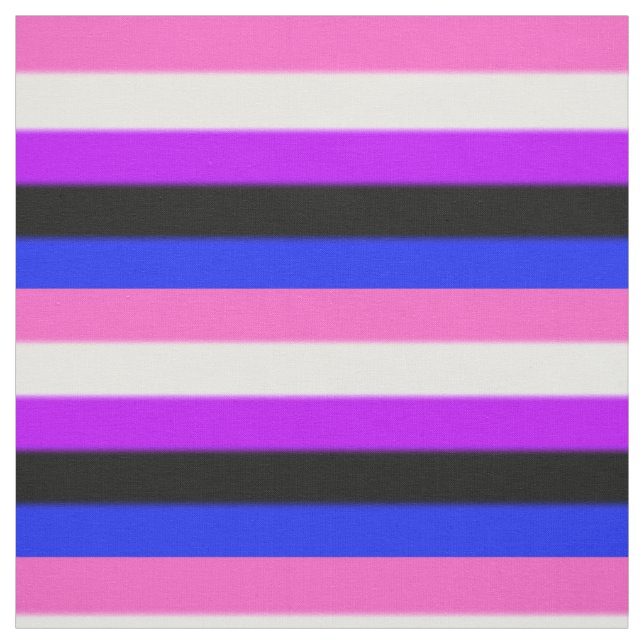 Falln Genderfluid Pride Flagga Tyg (Provkarta)