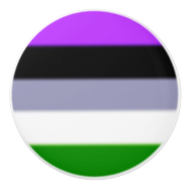 Falln Genderqueer Pride Flagga Knopp (Framsidan)