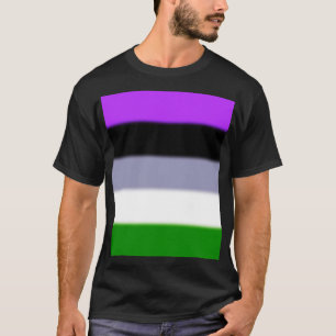Falln Genderqueer Pride Flagga Tee Shirt