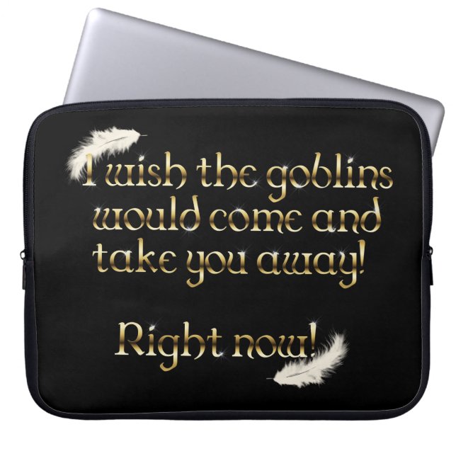 Falln Goblins tar dig bort Laptop Fodral (Framsidan)