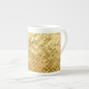 Falln Golden Checkerboard Benporslin Mugg