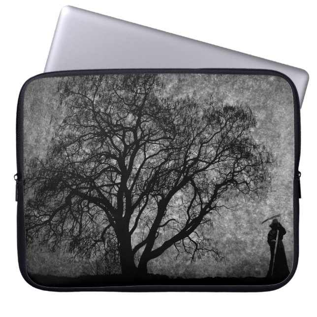 Falln Grim Reaper Art Boundaries between Laptop Sleeve (Framsidan)